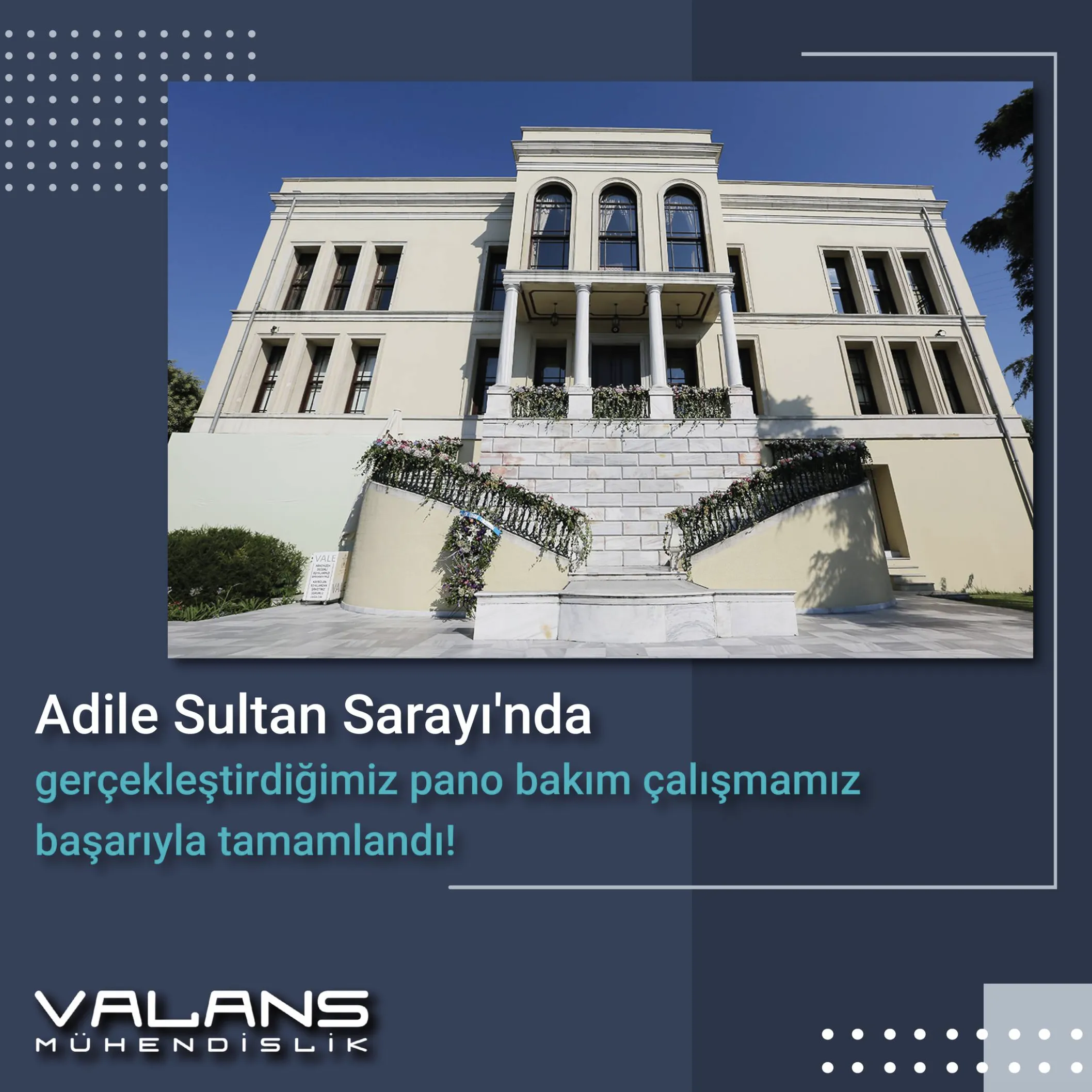 Saray’ın elektrik altyapısını modernize ederek güvenli ve kesintisiz enerji akışını sağladık.